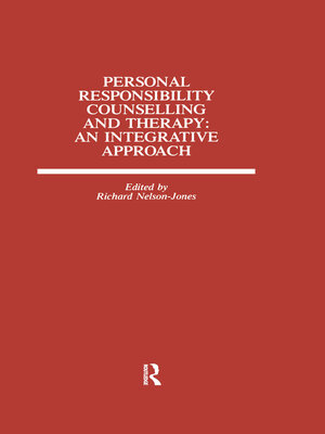 cover image of Personal Responsibility Counselling and Therapy